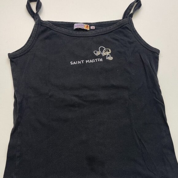 Saint Martin Embellished Tank Top Size Large - Picture 1 of 3